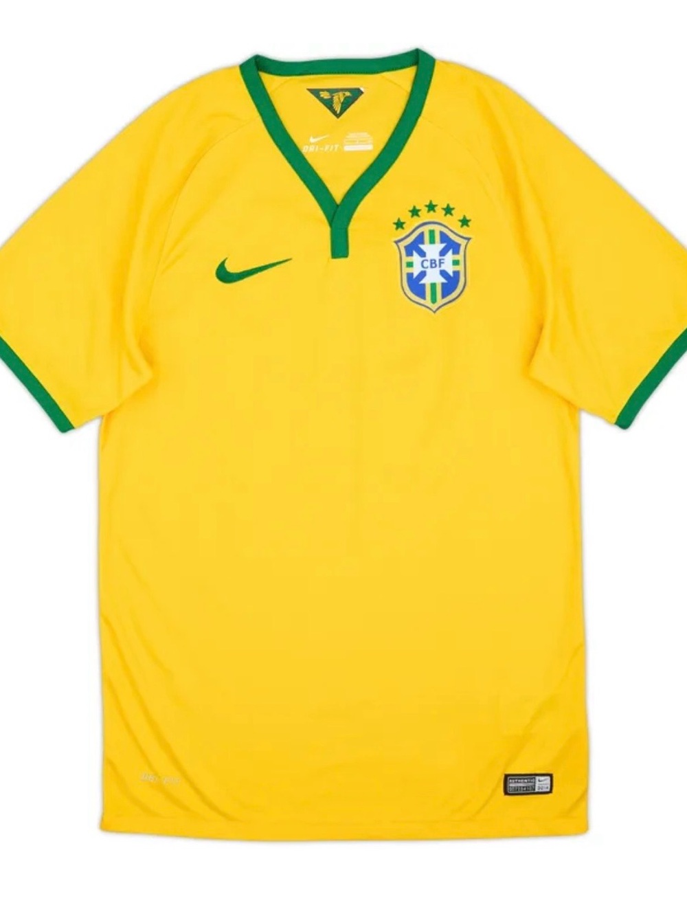 2014-15 Brazil Home Shirt #10 - 8/10 - (L)